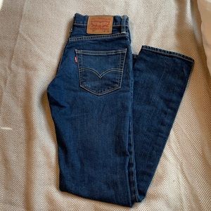 Mens Levi’s Dark Blue Jeans 511
